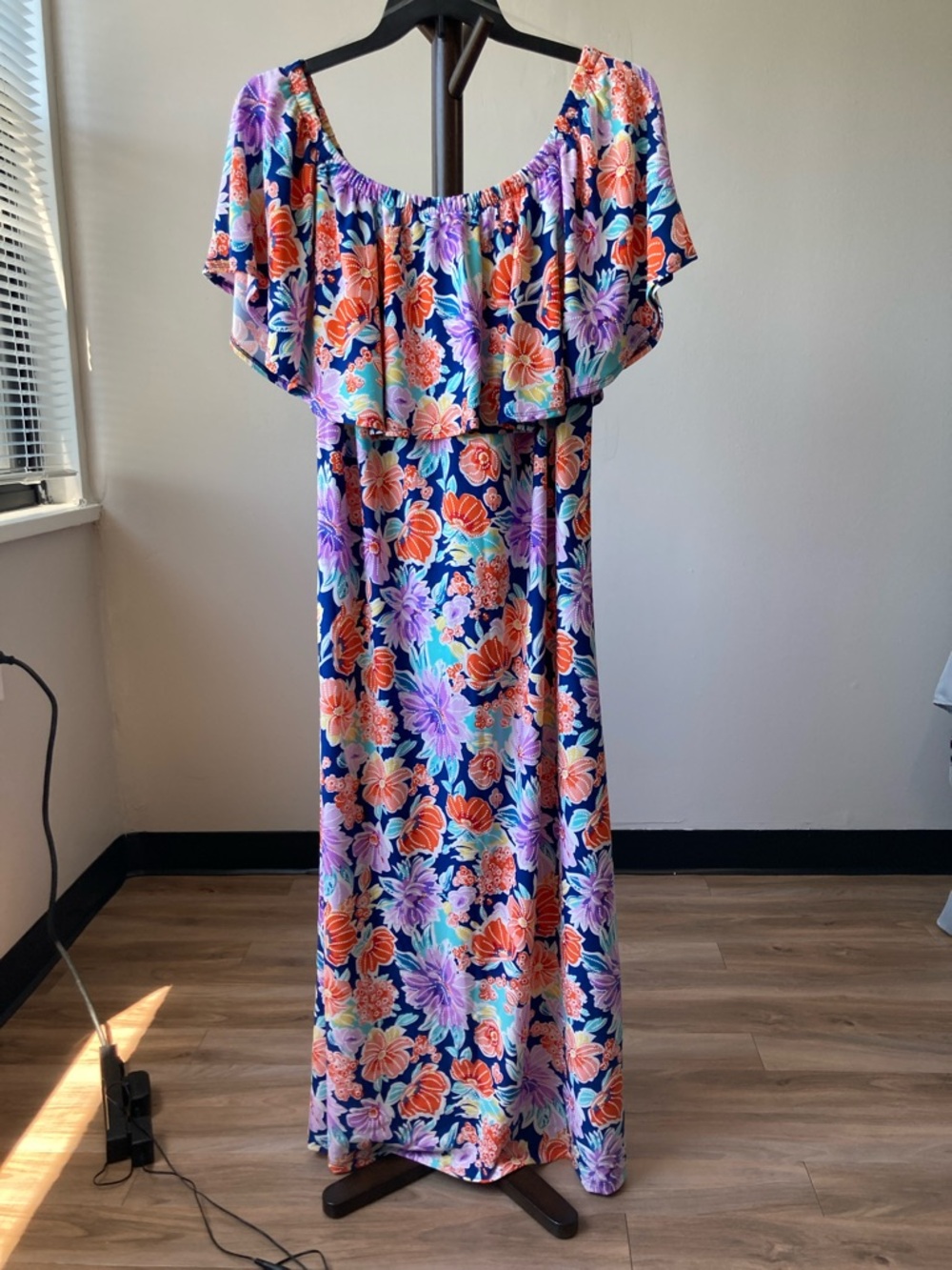 Ellen weaver dress floral print colorful pattern boho casual party size 3X - Picture 11 of 16